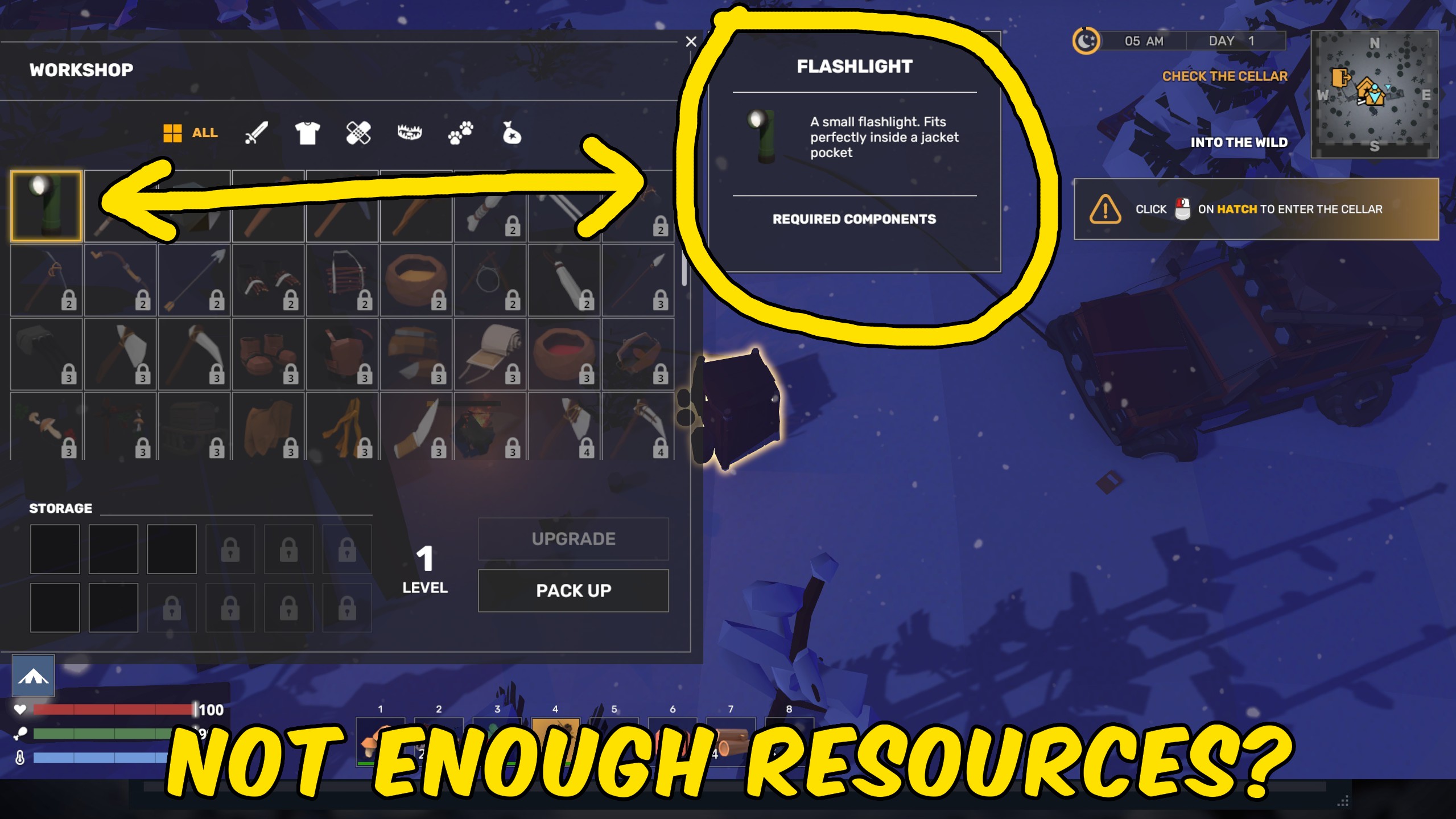 The Wild Eight — Crafting Manager (screenshot 2)